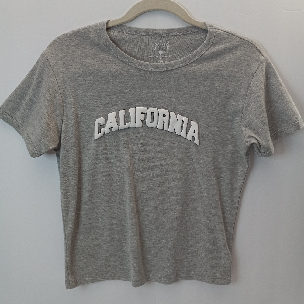 NEW Social Scene California Fitted Baby Tee